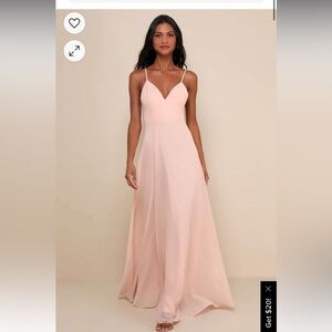 Blush Pink Bridesmaid Dress